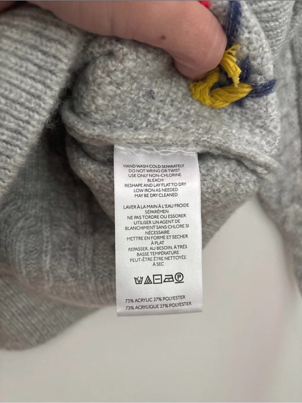 NWT Anthropologie Pilcro Cable-Knit Embroidered Cozy Home Sweater (Price Firm) - Picture 9 of 10